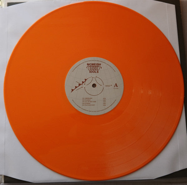 Image of Label Cover of LP - EX/EX - MOREISH IDOLS, All In The Game (Speedy Wunderground; SWP016V, UK 2025, Outer Plastic Sleeve With Hype Sticker, Inner, Orange Vinyl), ,  - 1326317E