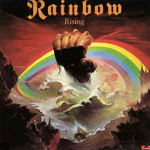 Image of Front Cover of LP - VG/VG+ - RAINBOW, Rainbow Rising (Oyster; SPELP 35, UK 1983 Reissue, Gatefold, Transitional Version - Mid Price Record in Fiull Price Sleeve), ,  - 1326339E