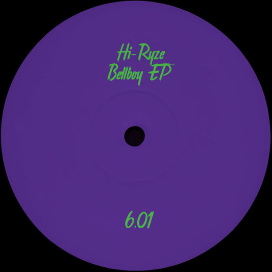 Image of Front Cover of 12" - /VG+ - HI-RYZE, Bellboy EP (PARTOUT; 6.01, France 2019, Plain Sleeve), ,  - 2946009S