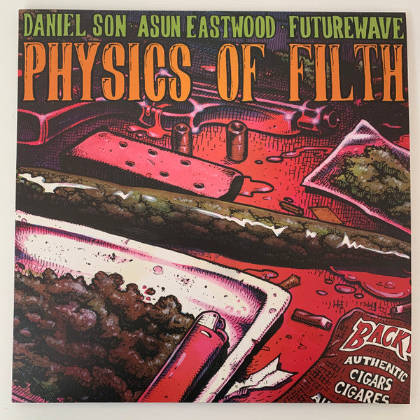 Image of Front Cover of LP - VG+/VG+ - DANIEL SON (2), ASUN EASTWOOD, FUTUREWAVE, Physics Of Filth (Tuff Kong Records; TKR119, Italy 2020, Limited Edition, Numbered), Strong VG+,  - 1346306S