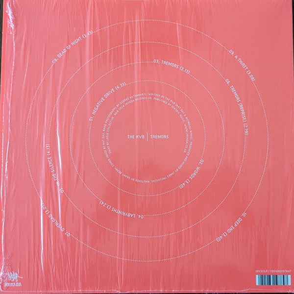 Image of Back Cover of LP - NEW/NEW - THE KVB, Tremors (Invada; INV311LP, UK & Europe 2024, Limited Edition, Stereo, Black And White Splatter Vinyl), ,  - 1336329E