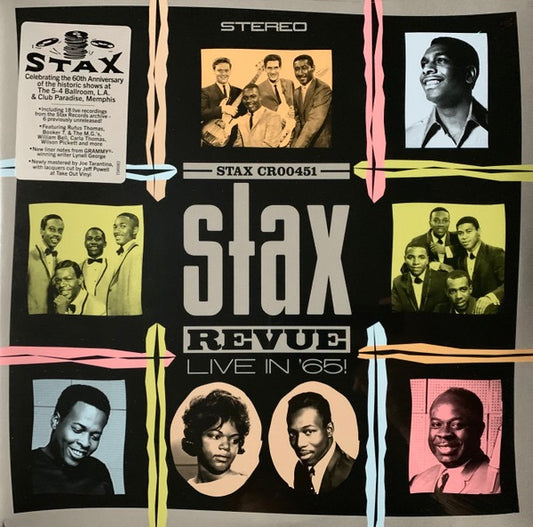 Image of Front Cover of 2xLP - NEW/NEW - VARIOUS, Stax Revue: Live In '65 (Stax; CR00451, Europe 2025, Compilation, Stereo), ,  - 1336330E