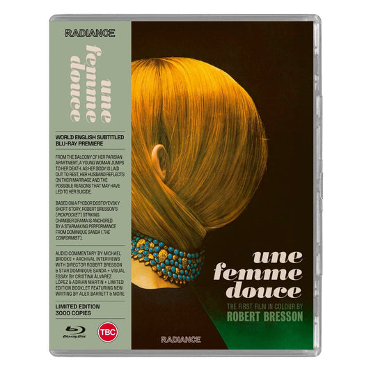 Image of Front Cover of Blu-Ray - VG+/VG+ - ROBERT BRESSON, Une Femme Douce (Radiance ; 151, UK 2025, Limited Edition of 3000 copies ), ,  - 1336144E