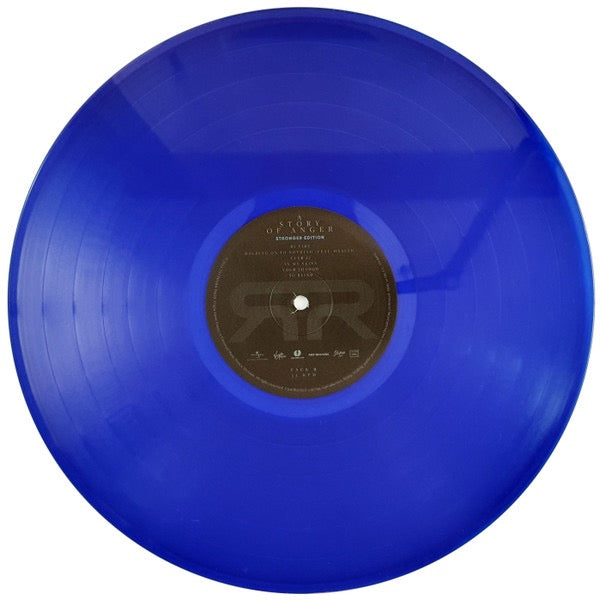 Image of Label Cover of 2xLP - NEW/NEW - SIERRA, A Story Of Anger (Stronger Edition) (No Shark Prod; 6806819, France 2024, Limited Edition, Blue Transparent Vinyl), ,  - 1336371E