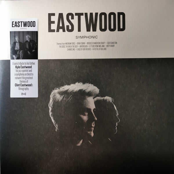 Image of Front Cover of 2xLP - EX/EX - KYLE EASTWOOD, QUINTET & CZECH NATIONAL SYMPHONY ORCHESTRA, Eastwood Symphonic ([PIAS]; DISCO2204LP, Europe 2023, Silver Foiled Gatefold , Black Inners), Opened Instore, Still In Stickered Shrinkwrap,  - 1346368S