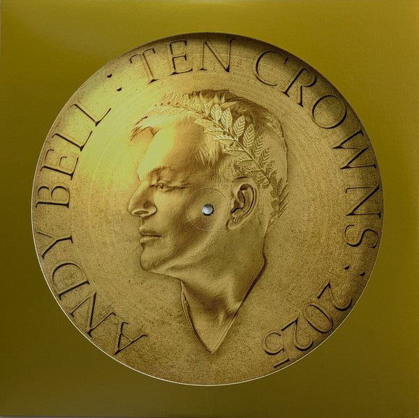 Image of Front Cover of LP - VG+/VG+ - ANDY BELL, Ten Crowns (Crown Recordings; PCRLA005, Worldwide 2025, Die Cut Sleeve, Booklet, NO Signed Print, NO Signed Art Card, Picture Disc, Ltd to 500), Still In Opened Shrinkwrap,  - 1346337S