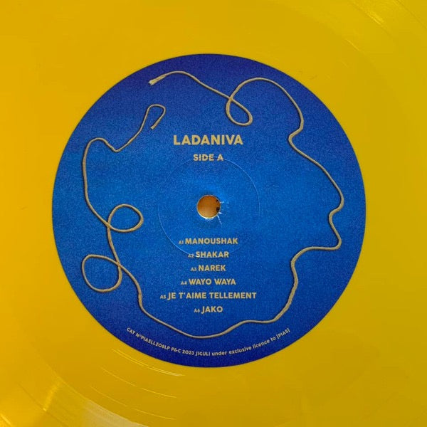 Image of Label Cover of LP - EX/EX - LADANIVA, Ladaniva ([PIAS]; PIASLL208LP, France 2023, Inner, Yellow Vinyl), ,  - 1446097S
