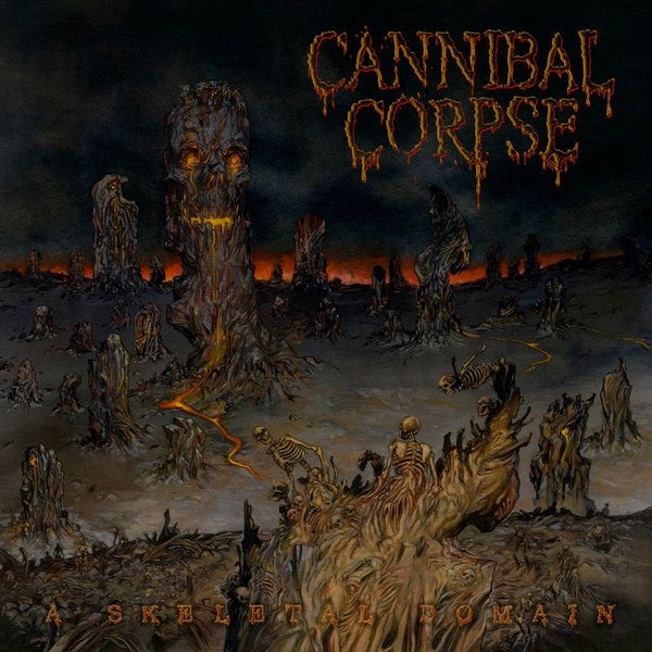Image of Front Cover of LP - NEW/NEW - CANNIBAL CORPSE, A Skeletal Domain (Metal Blade Records; 3984-25015-1, UK 2026 Reissue, Gatefold, Poster, White Vinyl), ,  - 1336414E