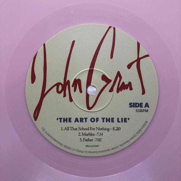 Image of Label Cover of 2xLP - EX/VG+ - JOHN GRANT, The Art Of The Lie (Bella Union; BELLA1594VX, Europe 2024, Gatefold, 2 Inners), Opened Instore, Still In Stickered Shrinkwrap,  - 1346380S