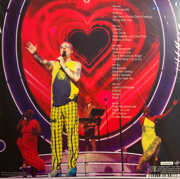 Image of Back Cover of 3x12" - EX/EX - ERASURE, The Neon Live (Mute; STUMM505, UK 2024 Reissue, Booklet), Opened Instore, Still In Stickered Shrinkwrap,  - 1346344S