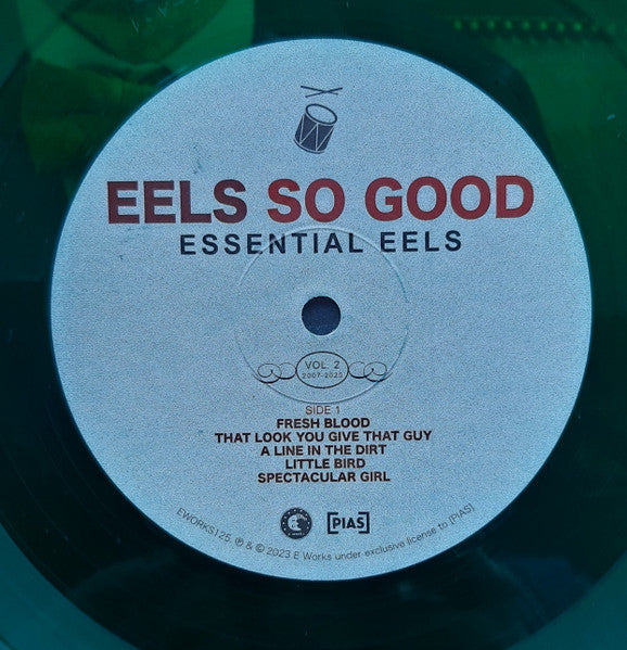Image of Label Cover of 2xLP - VG+/VG+ - EELS, Eels So Good (Essential Eels Vol. 2 (2007-2020)) (E Works Records; EWORKS 125, Worldwide 2023, Gatefold, 2 Inners & Booket, Green Translucent Vinyl), ,  - 1446003S