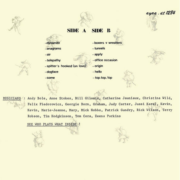 Image of Back Cover of LP - VG+/VG+ - OFFICER!, Ossification (Megaphone Records; MEGA 025LP, US 2014, Insert, Mick Hobbs of Half Japanese, Pink Vinyl, Limited to 100 Copies), Still in hype stickered shrinkwrap.,  - 1326474E