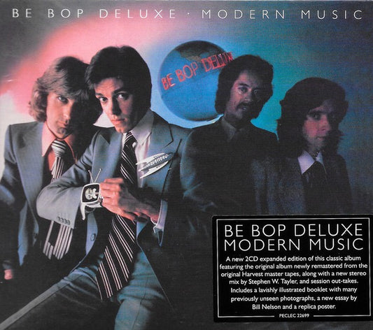 Image of Front Cover of 2xCD - M/M - BE BOP DELUXE, Modern Music (Esoteric Recordings; PECLEC22699, UK & Europe 2019 Reissue, Double Digipak), Still SEALED In Stickered Shrinkwrap,  - 1416058C