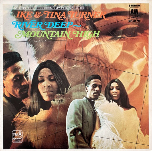 Image of Front Cover of LP - VG+/VG+ - IKE & TINA TURNER, River Deep-Mountain High (A&M Records; SP-3179, US 1986 Reissue), ,  - 1416056C