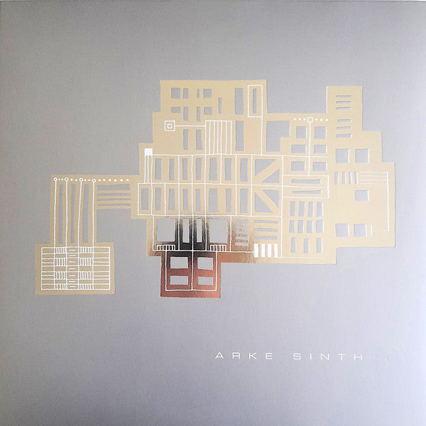 Image of Front Cover of LP - VG/VG - ARKE SINTH, Arke Sinth (Die Schachtel; DS32, Italy 2016, Silvered Sleeve, Insert + red card inner, Limited edition of 400 copies. Deluxe silver cover with silver foil design, custom inner sleeve and 4-page booklet in English and Italian.), Strong VG all round, only light creasing and light marks, Limited edition of 400 copies. Deluxe silver cover with silver foil design, custom inner sleeve and 4-page booklet in English and Italian. - 1426084E