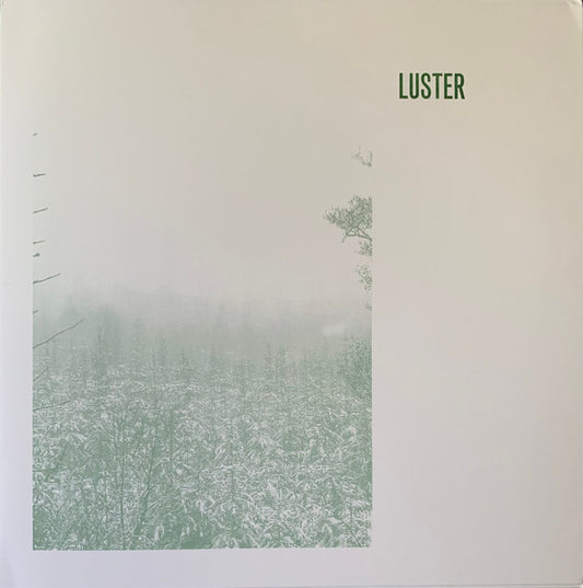 Image of Front Cover of LP - VG+/VG+ - LUSTER, Luster (Morc Records; Morc 85, Belgium 2022, Fold Over Sleeve, Printed lyric sheet, catalogue insert), , Limited edition of 150 copies (original run) and 200 copies (second run in dezember 2022) and some more (third run in february 2023). All identical to the original pressing in screen-printed and letter pressed sleeves with a screen-printed lyric sheet and download coupon. - 1426085E
