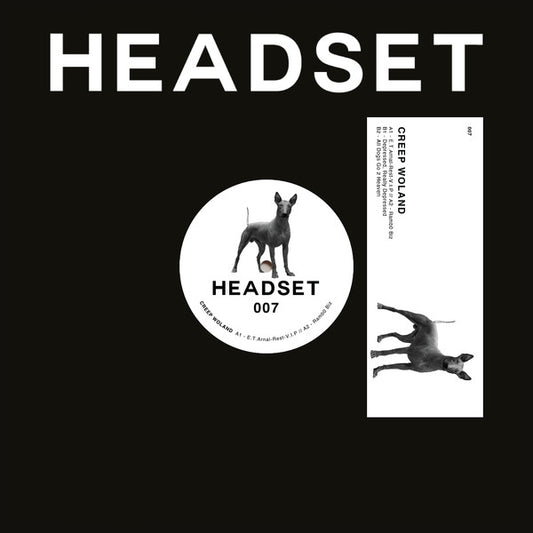 Image of Front Cover of 12" EP - VG/VG+ - CREEP WOLAND, HEADSET007 (HEADSET; HEADSET007, UK 2024, Stickered Company Sleeve), ,  - 1426076E
