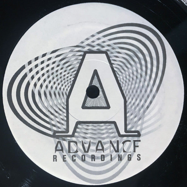 Image of Back Cover of 12" - /VG - 3D & SNUGGLES / TIMESTRETCH, Template / Electrobolt (Advance Recordings; ADVREC 001, US 1998, Plain Sleeve), ,  - 1426078E