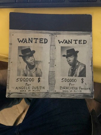 Image of Front Cover of 7" - VG/VG - JUSTIN ANGELE ET SON GROUPE, Wanted / Goumer L'Ecole (Disques Debs; 45 DD 139, Guadeloupe 1980s, Laminated Front Flipback Sleeve), Light lines only, plays fine. Stains on back sleeve, general wear, still looks decent.,  - 1416132C