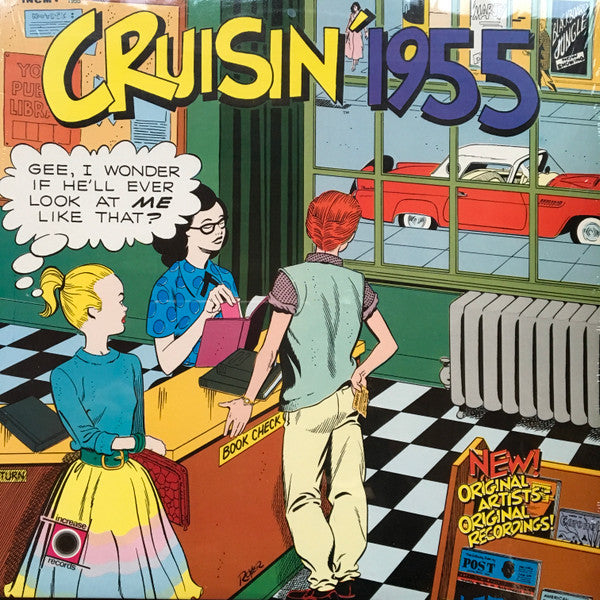 Image of Front Cover of LP - VG/VG - VARIOUS, Cruisin' 1955 (Increase Records Blue Labels; INCR 1955, US 1986 Reissue), Strong VG,  - 1416095C