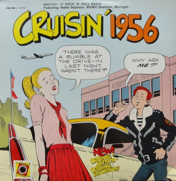 Image of Front Cover of LP - VG/VG - VARIOUS, Cruisin' 1956 (Increase Records Blue Labels; INCM 1956, US 1986 Reissue), ,  - 1416096C