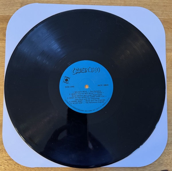 Image of Label Cover of LP - VG/VG - VARIOUS, Cruisin' 1960 (Increase Records Blue Labels; INCM-1960, US 1986 Reissue, No Barcode), ,  - 1416100C