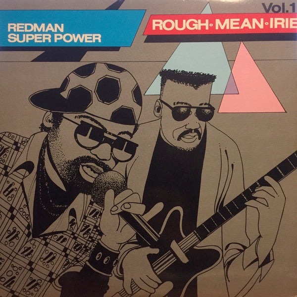 Image of Front Cover of LP - VG/VG - VARIOUS ARTISTS, Redman Super Power Vol. 1 Rough - Mean - Irie (Redman International; VPREL 2003, US 1989, White Label Promo), ,  - 1416139C