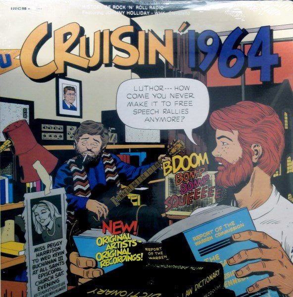 Image of Front Cover of LP - VG/VG - VARIOUS, Cruisin' 1964 (Increase Records Blue Labels; INCR 1964, US 1986 Reissue, Barcode), ,  - 1416104C