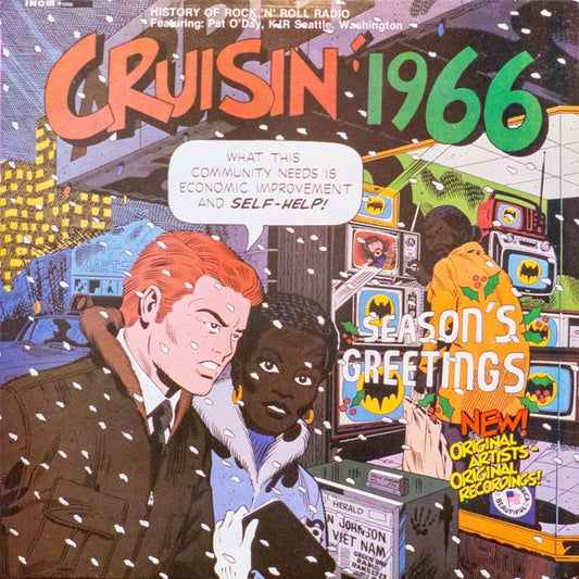 Image of Front Cover of LP - VG/VG - VARIOUS, Cruisin' 1966 (Increase Records Blue Labels; INCM 1966, US 1986 Reissue, Barcode), Strong VG,  - 1416106C