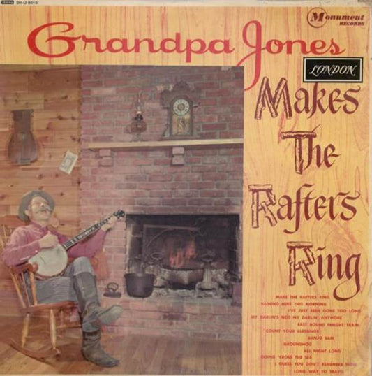 Image of Front Cover of LP - VG/VG - GRANDPA JONES, Grandpa Jones Makes The Rafters Ring (London Records; SH-U 8010, UK 1962), ,  - 1426184E