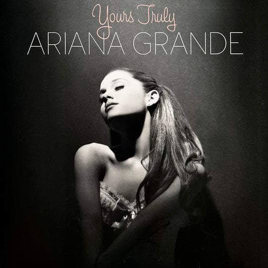 Image of Front Cover of LP - VG+/VG+ - ARIANA GRANDE, Yours Truly (Republic Records; 00602577974557, USA, Canada & Europe 2019, Clear & White Swirl vinyl), Strong VG+,  - 1446037S