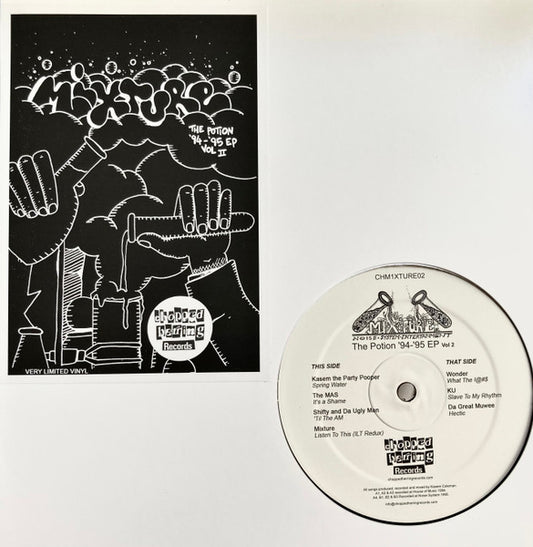 Image of Front Cover of 12" - EX/EX - MIXTURE, The Potion '94-'95 EP Vol. II (Chopped Herring Records; CHM1XTURE02, UK 2022, Stickered Plain Sleeve, Limited Edition), ,  - 1446121S