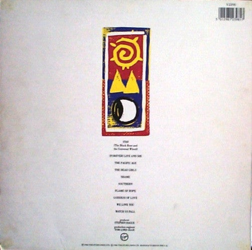 Image of Back Cover of LP - VG+/VG+ - ORCHESTRAL MANOEUVRES IN THE DARK, The Pacific Age (Virgin; V 2398, UK 1986, Inner), ,  - 3446058S