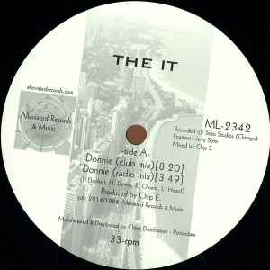 Image of Back Cover of 12" - /VG - THE IT, Donnie (Alleviated Records; ML-2342, Netherlands 2014 Reissue), Light hairlines., A1		Donnie (Club Mix)	8:20A2		Donnie (Radio Mix)	3:49B1		Donnie (Dub Mix)	8:36B2		Donnie (A-Capella)	1:45B3		Donnie (Hardy Mix)8:19 - 1416152C