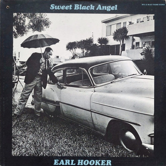 Image of Front Cover of LP - VG+/VG - EARL HOOKER, Sweet Black Angel (Blue Thumb Records; BTS 12, US 1969, Pasteback Sleeve), Cut-out (Hole punched). Some light fogging to disc.,  - 1416167C