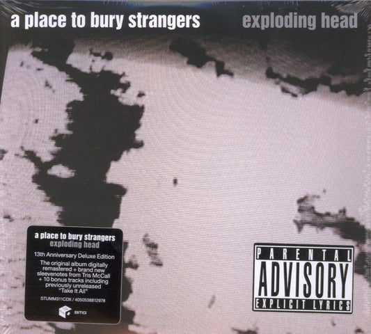 Image of Front Cover of 2xCD - M/M - A PLACE TO BURY STRANGERS, Exploding Head (Mute; STUMM311CDX, USA & Europe 2022 Reissue, Fold Over Sleeve), Still SEALED In Stickered Shrinkwrap,  - 1336427E