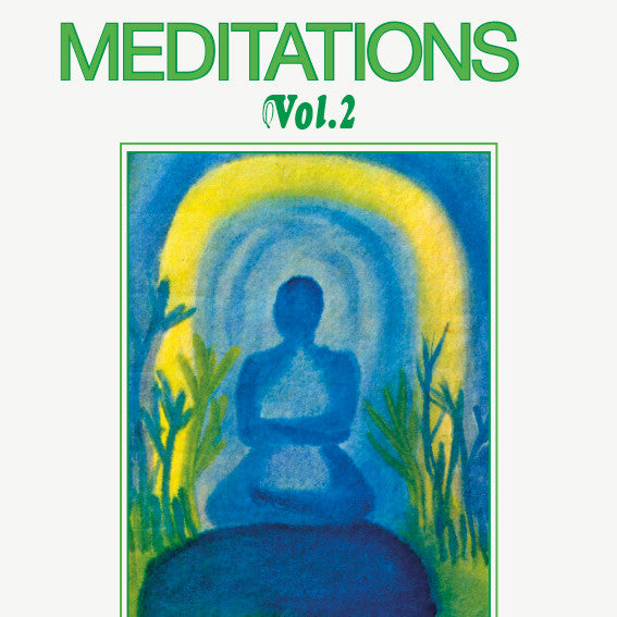 Image of Front Cover of LP - VG+/VG+ - JOEL VANDROOGENBROECK, Meditations Vol. 2 (Aguirre Records; ZORN35, Belgium 2014 Reissue, Limited Edition of 500, 180 Gram Vinyl, Brainticket), ,  - 2626202E