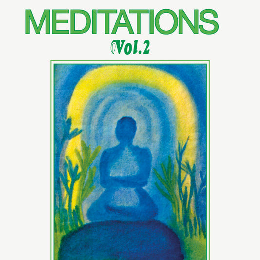 Image of Front Cover of LP - VG+/VG+ - JOEL VANDROOGENBROECK, Meditations Vol. 2 (Aguirre Records; ZORN35, Belgium 2014 Reissue, Limited Edition of 500, 180 Gram Vinyl, Brainticket), ,  - 2626202E