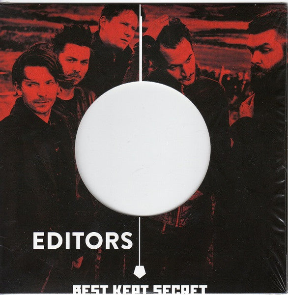 Image of Front Cover of 7" - M/M - EDITORS, Best Kept Secret (Play It Again Sam; PIASR871S, Netherlands 2016, Die Cut Sleeve, Limited Edition, Red Vinyl), SEALED,  - 1726340E