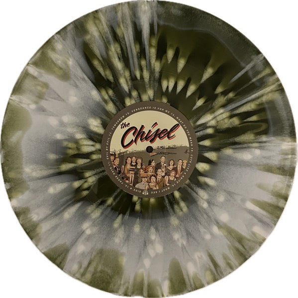 Image of Label Cover of LP - VG+/EX - THE CHISEL, What A Fucking Nightmare (Pure Noise Records; PN386,  2024, Alternate Screen Print Outer Cover, 2 Inserts, Clear, Orange And Green Vinyl), Limited Edition Number 13/100,  The Fold Over Alternate Sleeve is Perforated at The Bottom And This Has Split,  - 1326447E