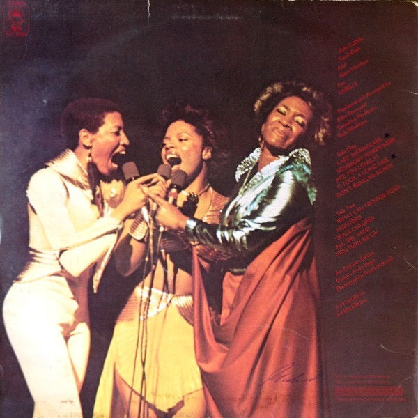Image of Back Cover of LP - VG+/VG - LABELLE, Nightbirds (Epic Yellow; EPC 80566, UK 1974, Insert), Strong VG.,  - 1416173C