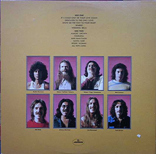Image of Back Cover of LP - VG/VG - RUBEN AND THE JETS, For Real (Mercury; SRM 1-659, US 1973, Gatefold, Pitman Pressing), Strong VG Throughout, Sleeve Cut-out (Hole punched),  - 1416116C