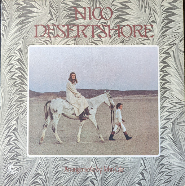 Image of Front Cover of LP - VG+/VG+ - NICO, Desertshore (Reprise Records; RS 6424, US 1970, Textured Sleeve, Company Inner, Terre Haute Pressing), Strong VG+ vinyl. 3x4cm bottom left corner cut to sleeve, still nice though.,  - 1416131C