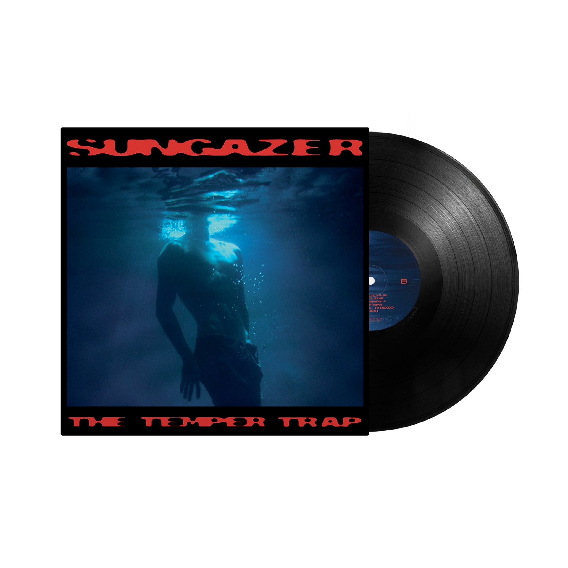 Image of Front Cover of LP - NEW/NEW - THE TEMPER TRAP, Sungazer (Mushroom Music Group; MUSH030LP6, Europe 2026, Gatefold), , The album Sungazer veers from yearning intimacy to full-throttle catharsis, from guitar-riffing indie tunes to heavy electronica, all anchored in Dougy’s expansive, instantly recognisable voice. The band set out to create a record that authentically reflects who they are today, and it unequivocally distills two decades of experience into an album that is as invigoratingly surprising 