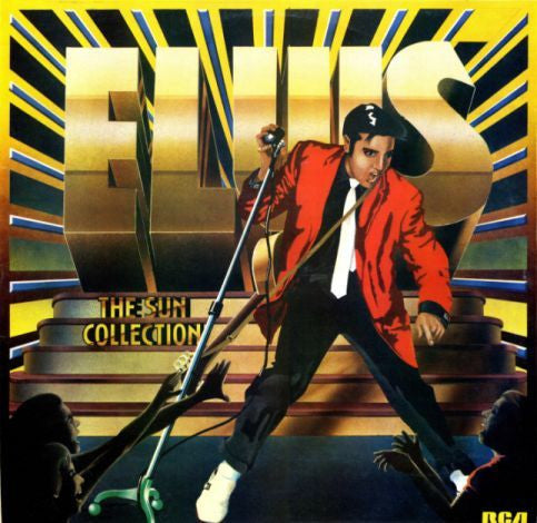 Image of Front Cover of LP - VG/VG+ - ELVIS PRESLEY, The Sun Collection (RCA Blue Labels; NL 42757, UK 1979 Reissue, Mono), Pen mark on one label.,  - 1416180C
