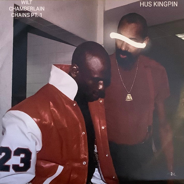 Image of Back Cover of 7" - EX/EX - HUS KINGPIN X LEFT LANE DIDON, Wilt Chamberlain Chains (Lowtechrecords; LTR704, Europe 2019, Picture Sleeve, Limited Edition of 111 / Yellow Vinyl / Solid Centre), ,  - 1456269S