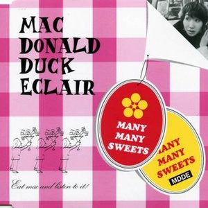 Image of Front Cover of 7" EP - VG+/EX - MACDONALD DUCK ECLAIR, Many Many Sweets (K.O.G.A Records; KOGA-083, Japan 1999, Fold Over Sleeve), Sleeve Creased,  - 1426290E