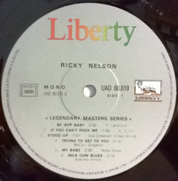 Image of Label Cover of 2xLP - VG/VG - RICKY NELSON, Ricky Nelson (Liberty; UAD 60019/20, France 1981 Reissue, Laminated Gatefold Sleeve, Stapled In Booklet, Mono), ,  - 1416254C