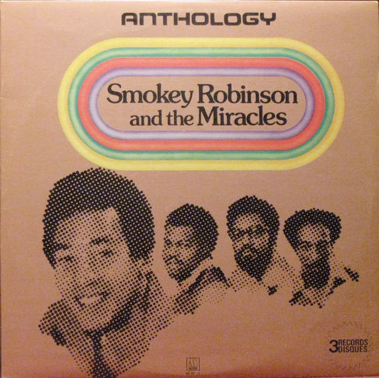 Image of Front Cover of 3xLP - VG/VG+ - SMOKEY ROBINSON AND THE MIRACLES, Anthology (Motown; M 793/3, Canada 1980 Reissue, Triple Gatefold), ,  - 1416325C