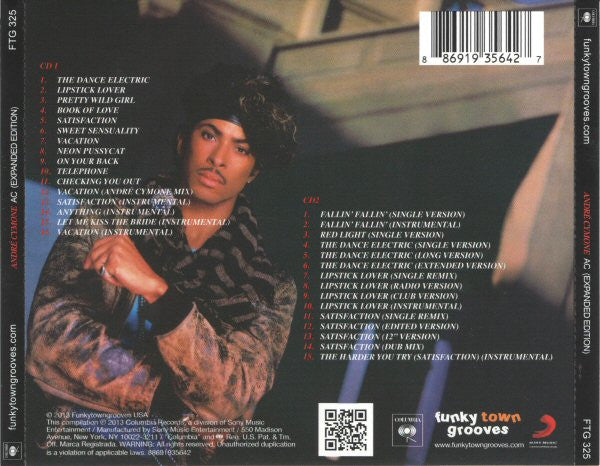 Image of Back Cover of 2xCD - M/M - ANDR  CYMONE, A.C. (Funkytowngrooves; FTG 325, US 2013 Reissue, Double CD Case), SEALED,  - 2416598C
